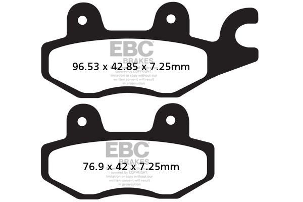 BRAKE PADS. MOTO.