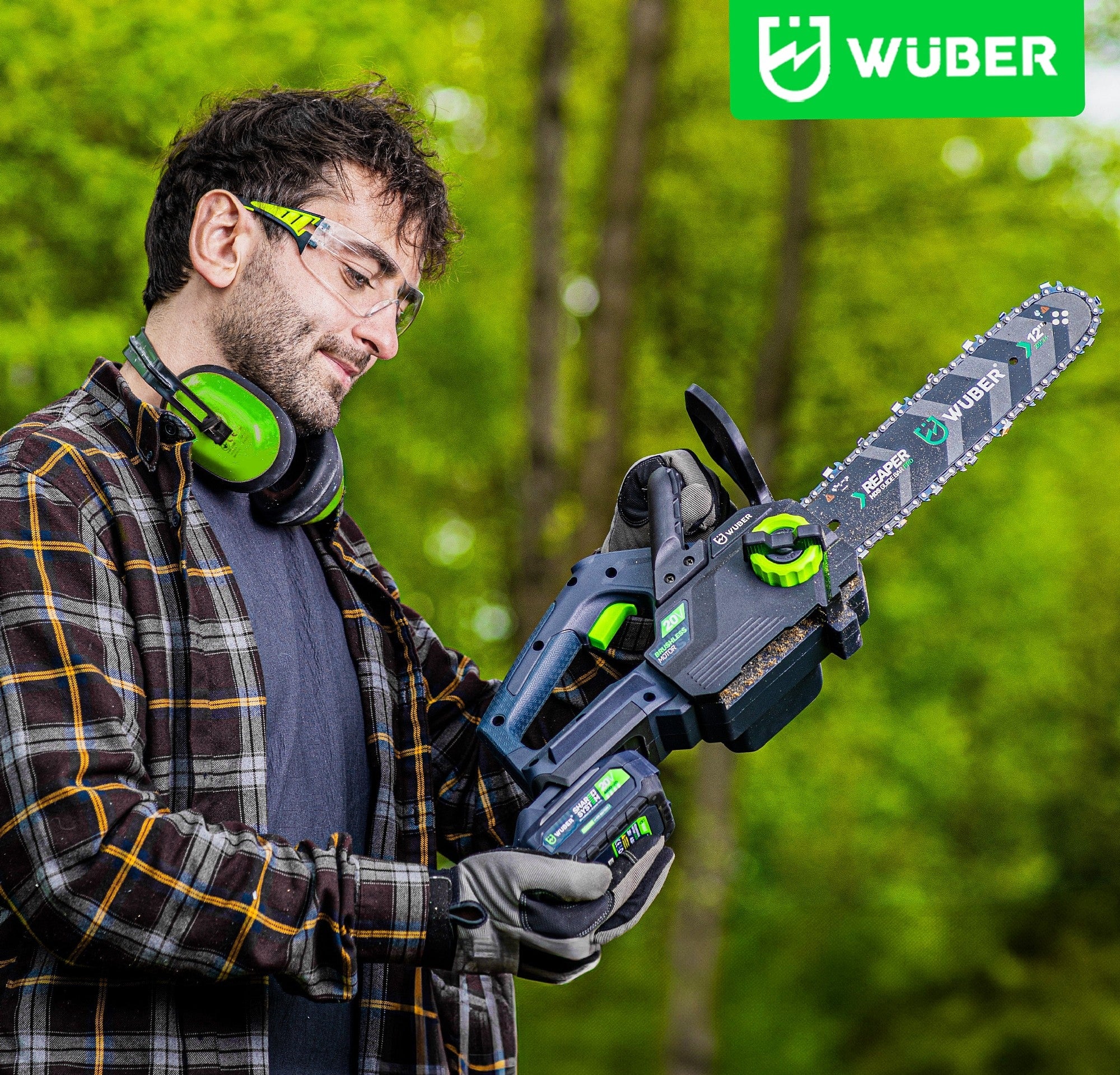 BRANCH CHAINSAW 12" CORDLESS 2 BATTERIES WOOD SAW Manufacturer code W04201 PIŁA AKUMULATOROWA ŁAŃCUCHOWA DREWNA