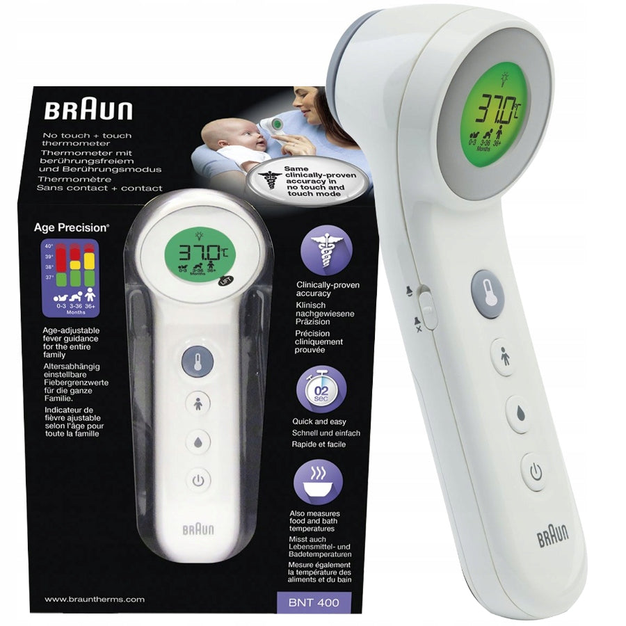 BRAUN Non-contact forehead thermometer BNT400 Medical device yes