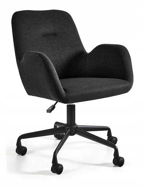 BRAVO LF-24 Swivel Armchair Black Fabric – Bucket, Modern, Office Packaging status original