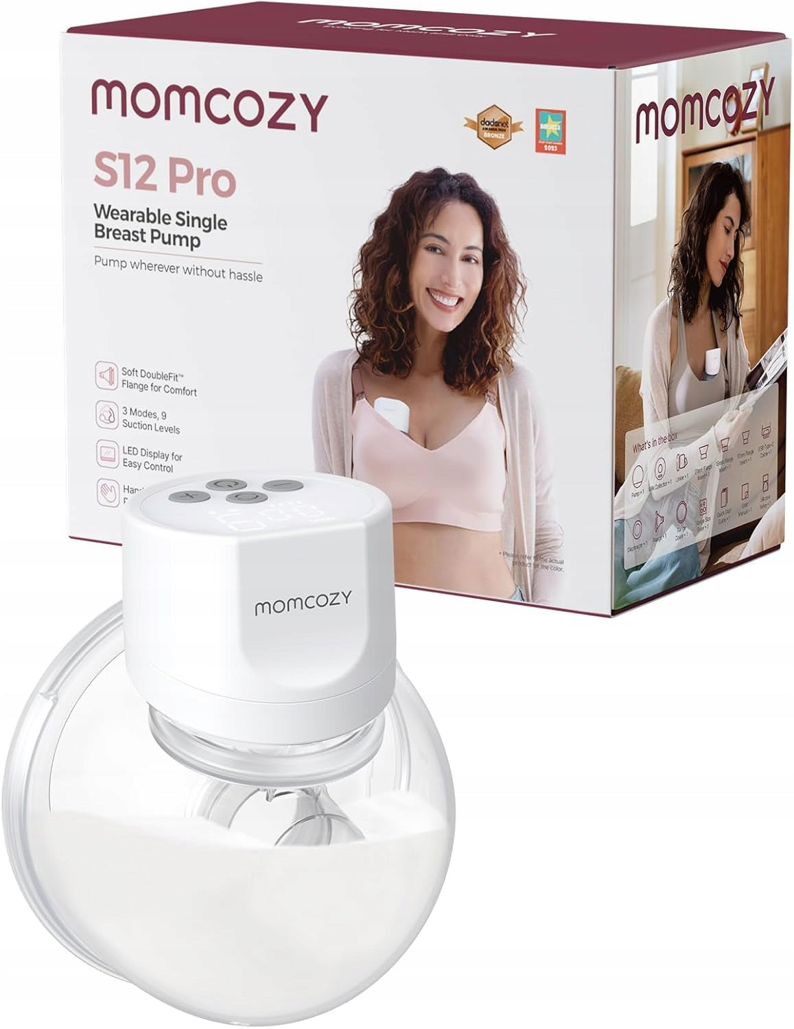 BREAST PUMP FOR HANDS-FREE WOMEN 3 MODES DISPLAY 9 LEVELS SOFT