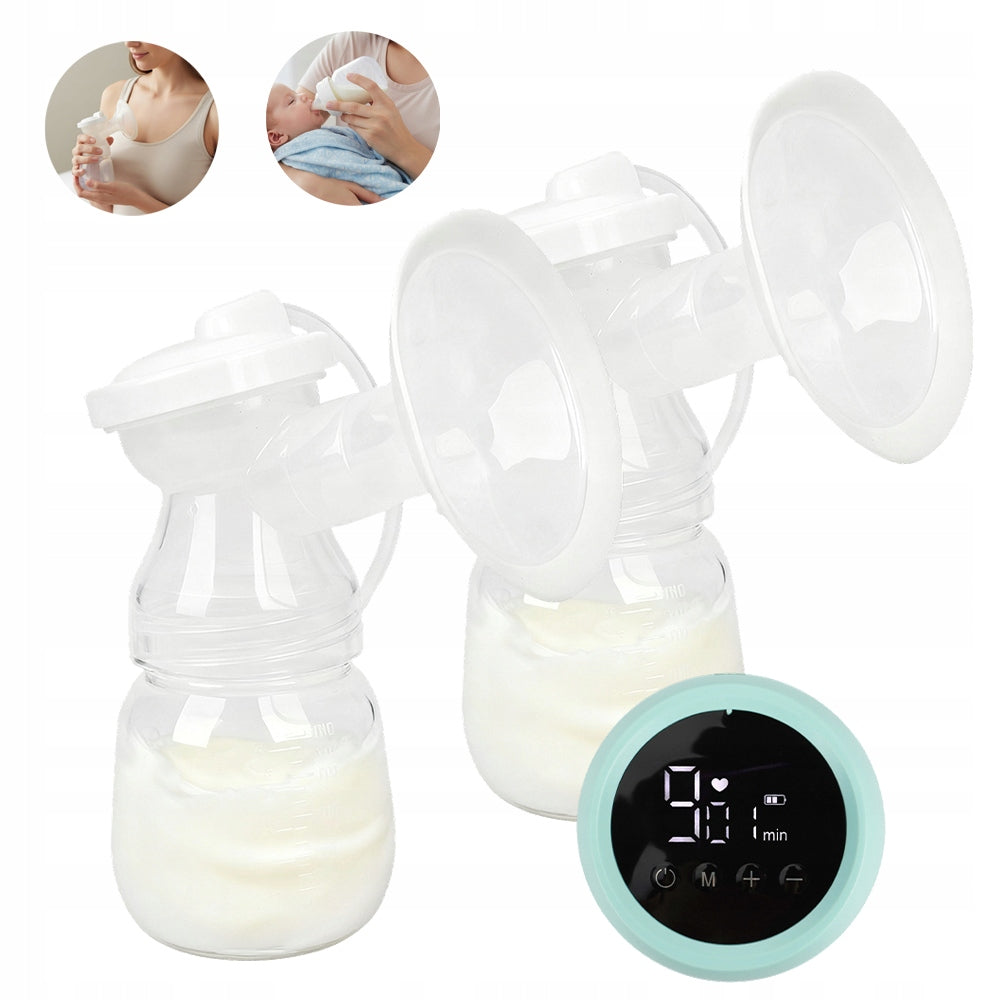 BREAST PUMP FOR NEW MOTHERS, 3 MODES (MASSAGE + EXTRACTION + COMFORT), WITHOUT BPA