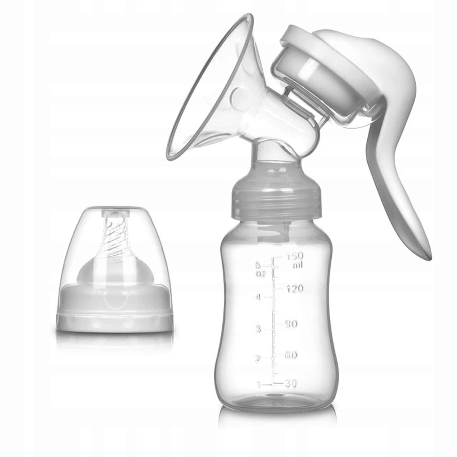 BREAST PUMP MANUAL FOOD EXTRACTOR + BOTTLE 150ML Brand Marsee