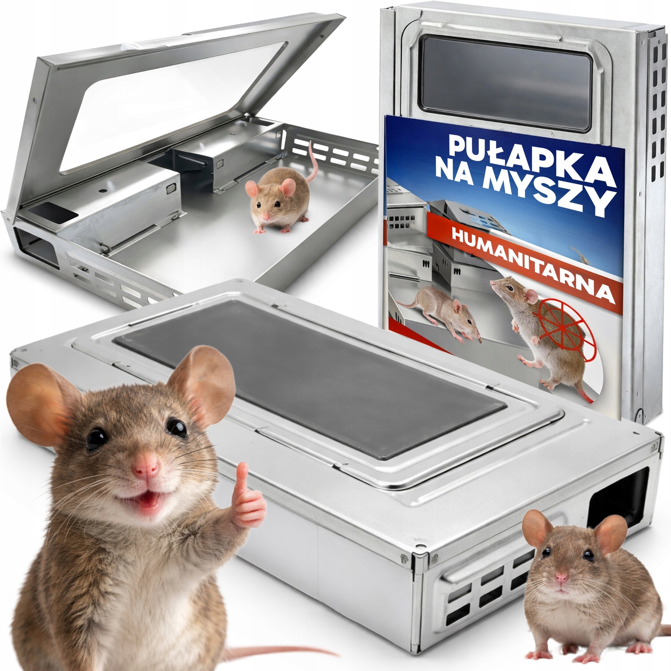 BREASTFEEDING LIVETRAP MOUSETRAP RATS GRIPPER HUMANITARIAN PAW