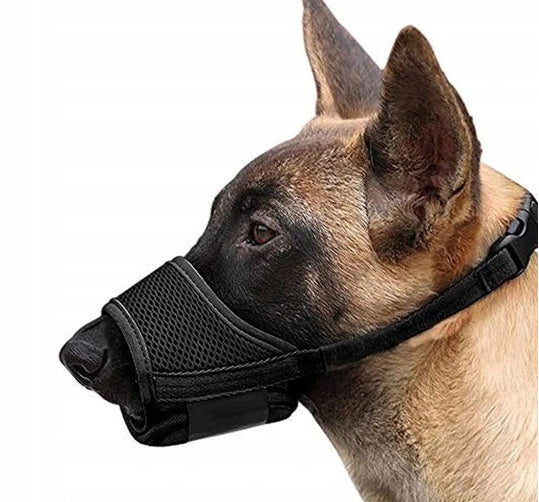 BREATHABLE muzzle For Small Dog SOFT ADJUSTABLE AND COMFORTABLE TO WEAR