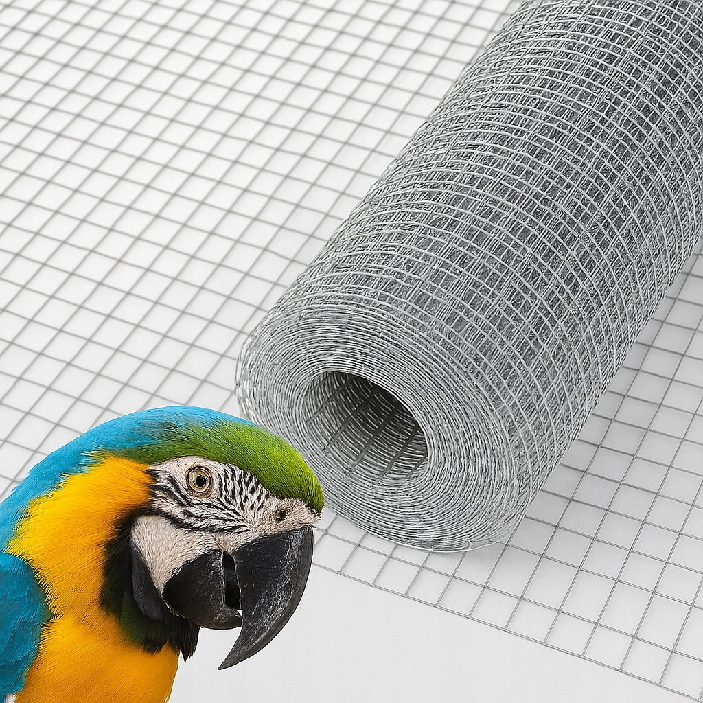 BREEDING MESH 25X25 / 1m length 10m WELDED for rodents Kind mesh
