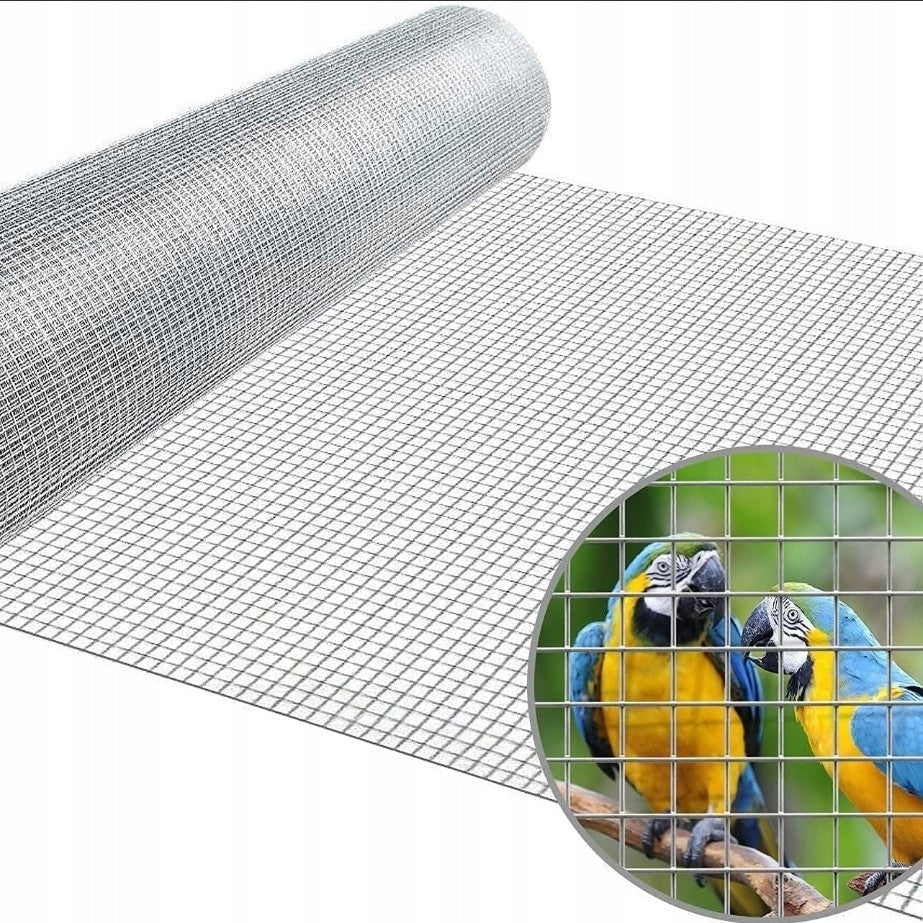 BREEDING MESH 25X25 / 1m length 10m WELDED for rodents Mesh material galvanized welded