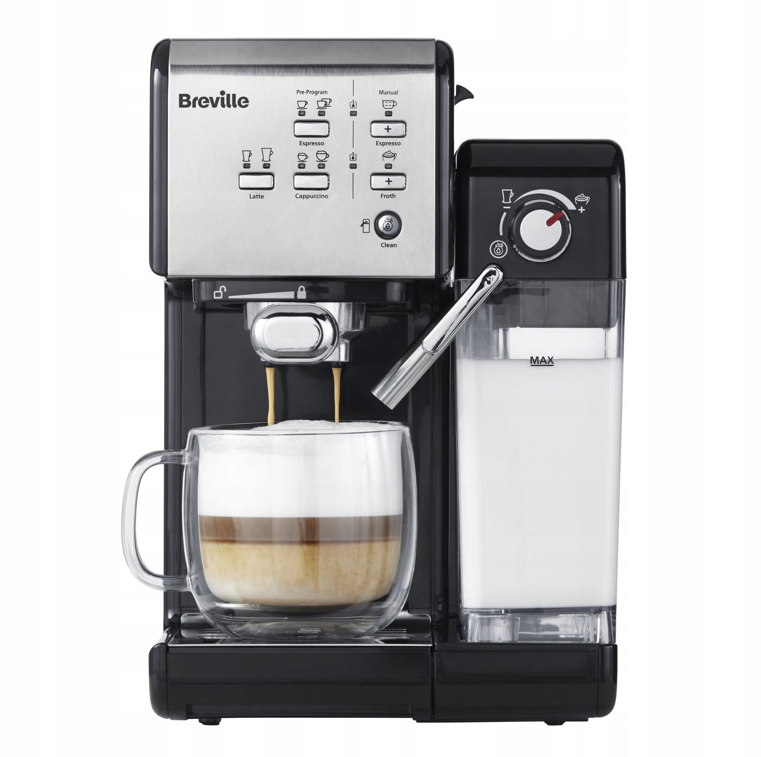 BREVILLE Prima Latte II VCF108X