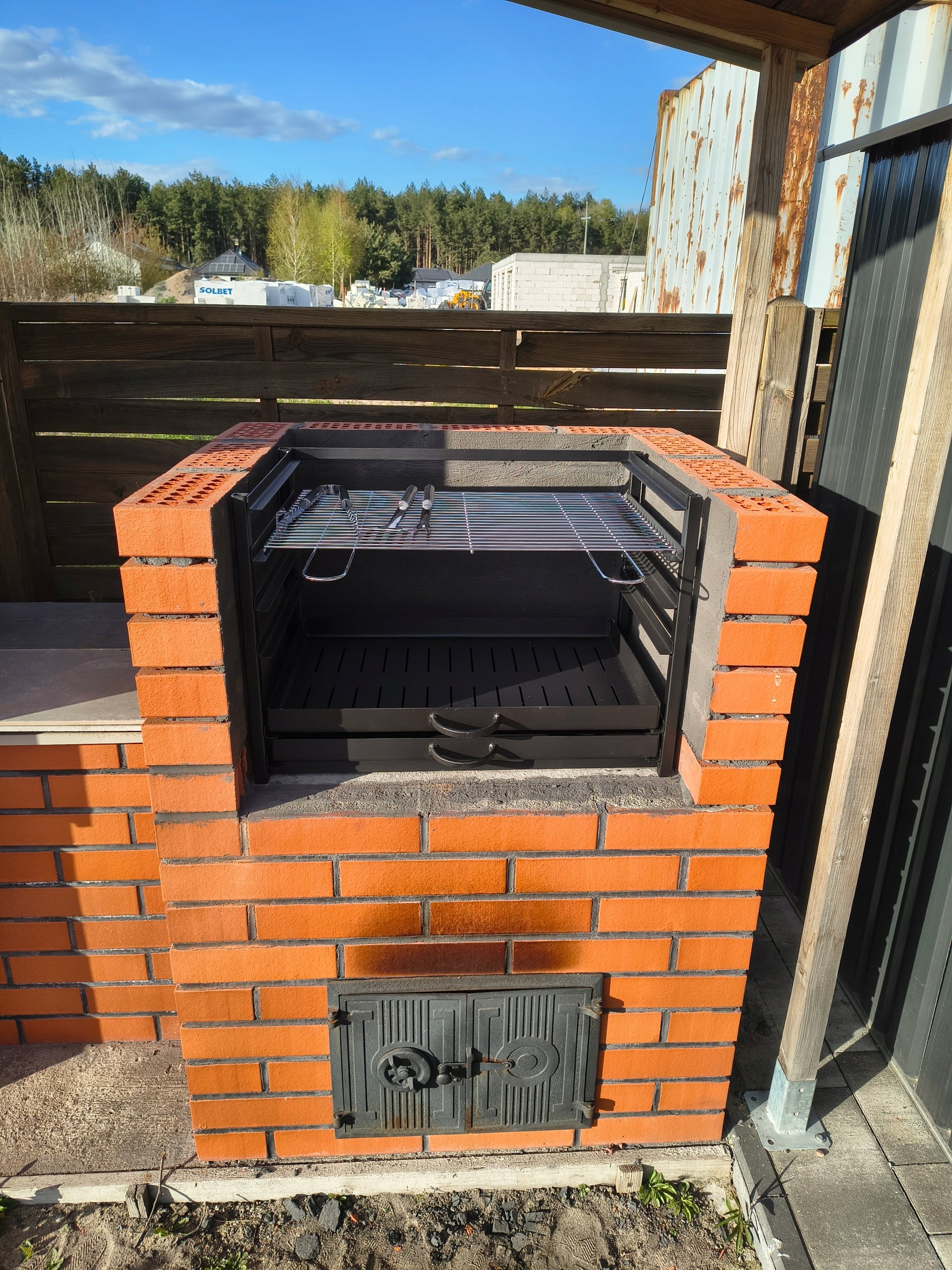 BRICK GRILL INSERT HEARTH ASHTRAY GABION CHIMNEY GRATE Manufacturer code 2021/2