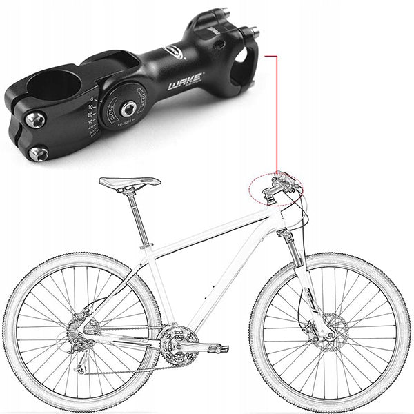 BRIDGE BICYCLE BRACKET FOR HANDLEBAR AHEAD 28,6/31,8 FOR BICYCLE ADJUSTABLE Packaging status original