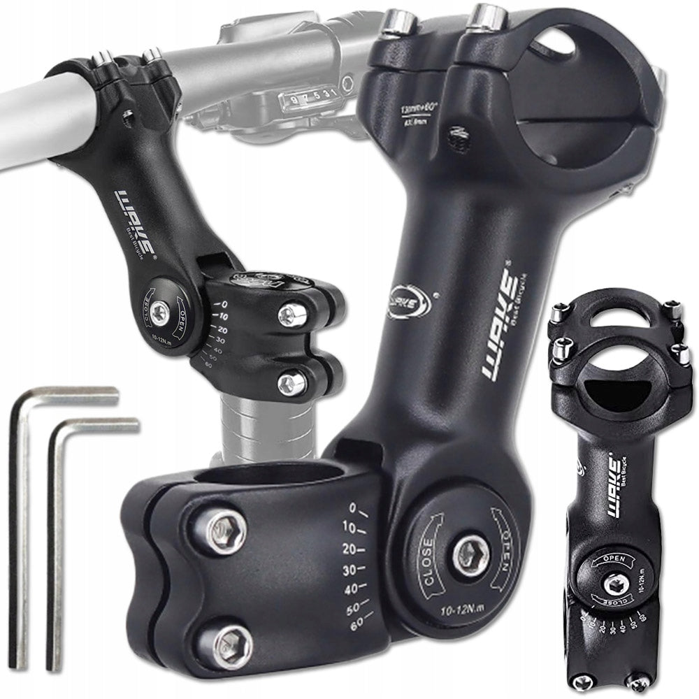 BRIDGE BICYCLE BRACKET FOR HANDLEBAR AHEAD 28,6/31,8 FOR BICYCLE ADJUSTABLE