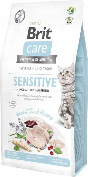 BRIT CARE Cat Grain-Free Sensitive Insects and Herring 400 g