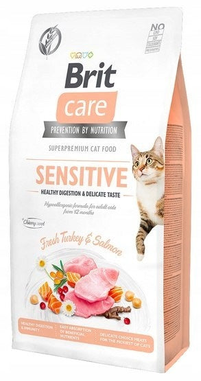 BRIT Care Cat Grain-Free Sensitive Dry Cat Food 400g 716