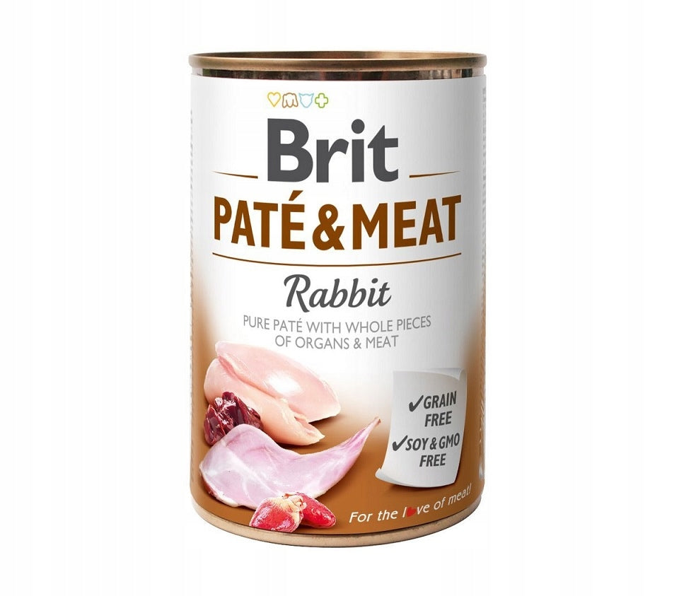 BRIT Pate&Meat wet dog food mix of flavors 12x400g Brand Brit
