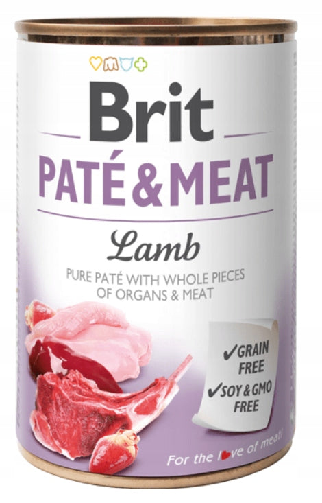 BRIT Pate&Meat wet dog food mix of flavors 12x400g Product weight 0.4 kg