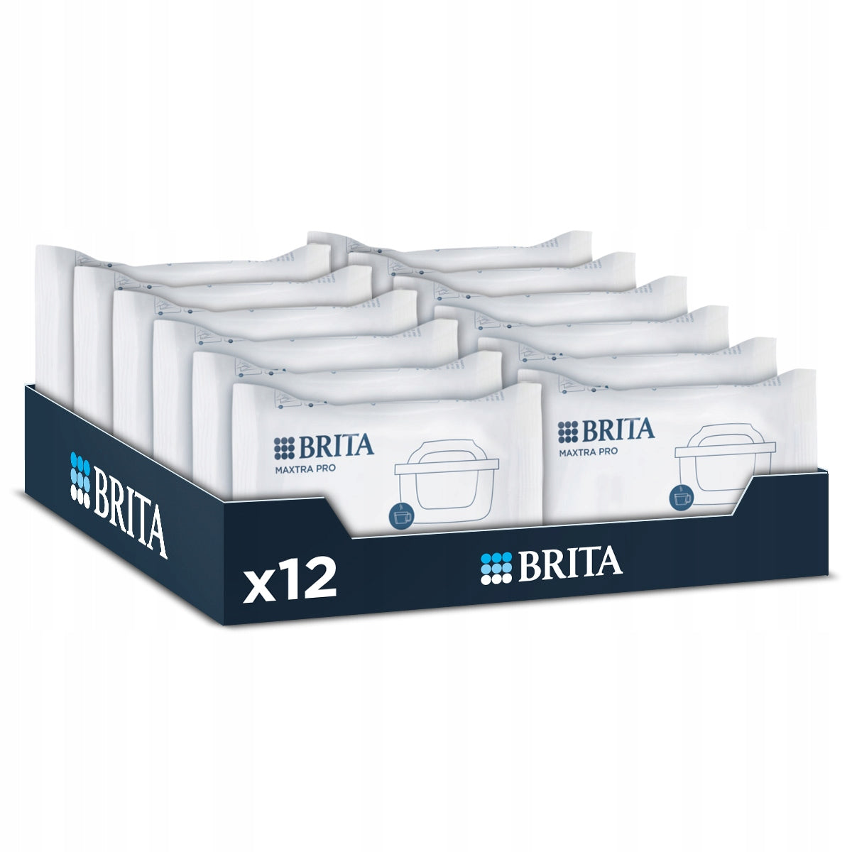 BRITA hard water filter filters for Hard Water Expert jug 12 pieces
