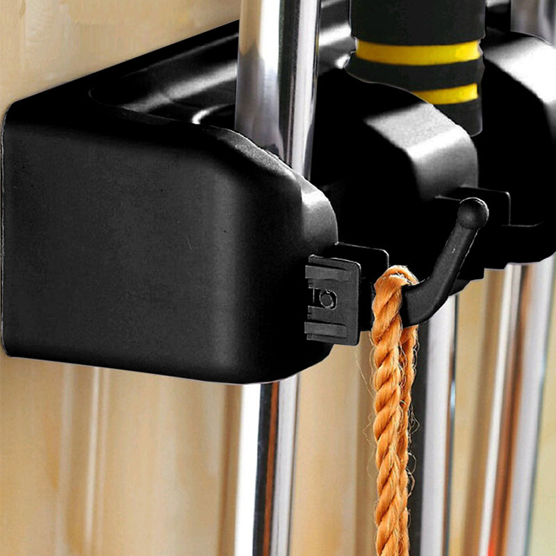 BROOM HANGER HOLDER MOP RAKE GARDEN TOOLS 5 WALL PLACES Product height 6 cm