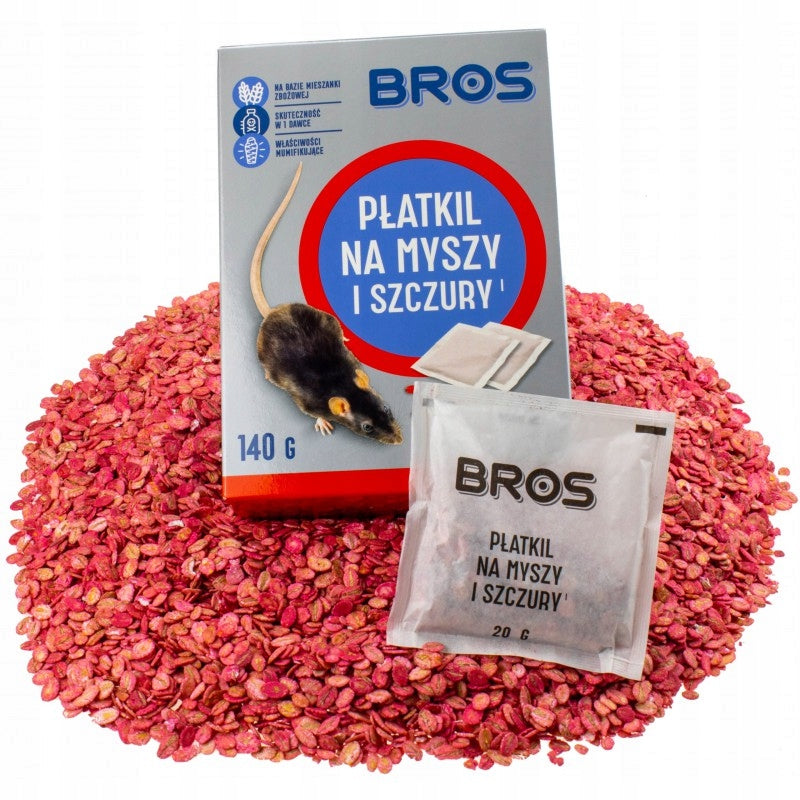 BROS - Petals for mice and rats 140g Manufacturer code PŁATKIL TRUTKA NA MYSZY I SZCZURY