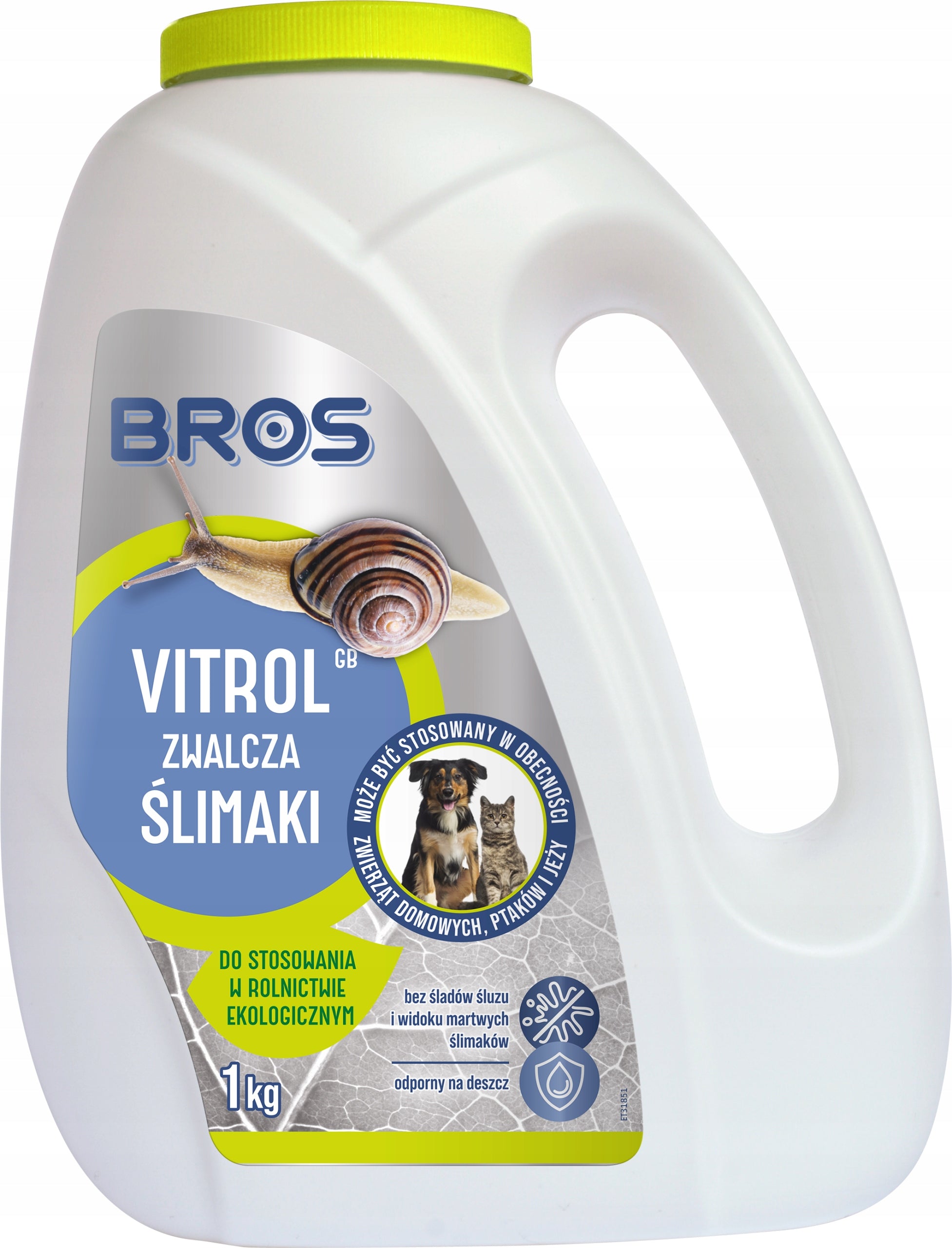 BROS Vitrol GB fights naked and corrupted snails 1 kg - 2 PACK Manufacturer code 1941