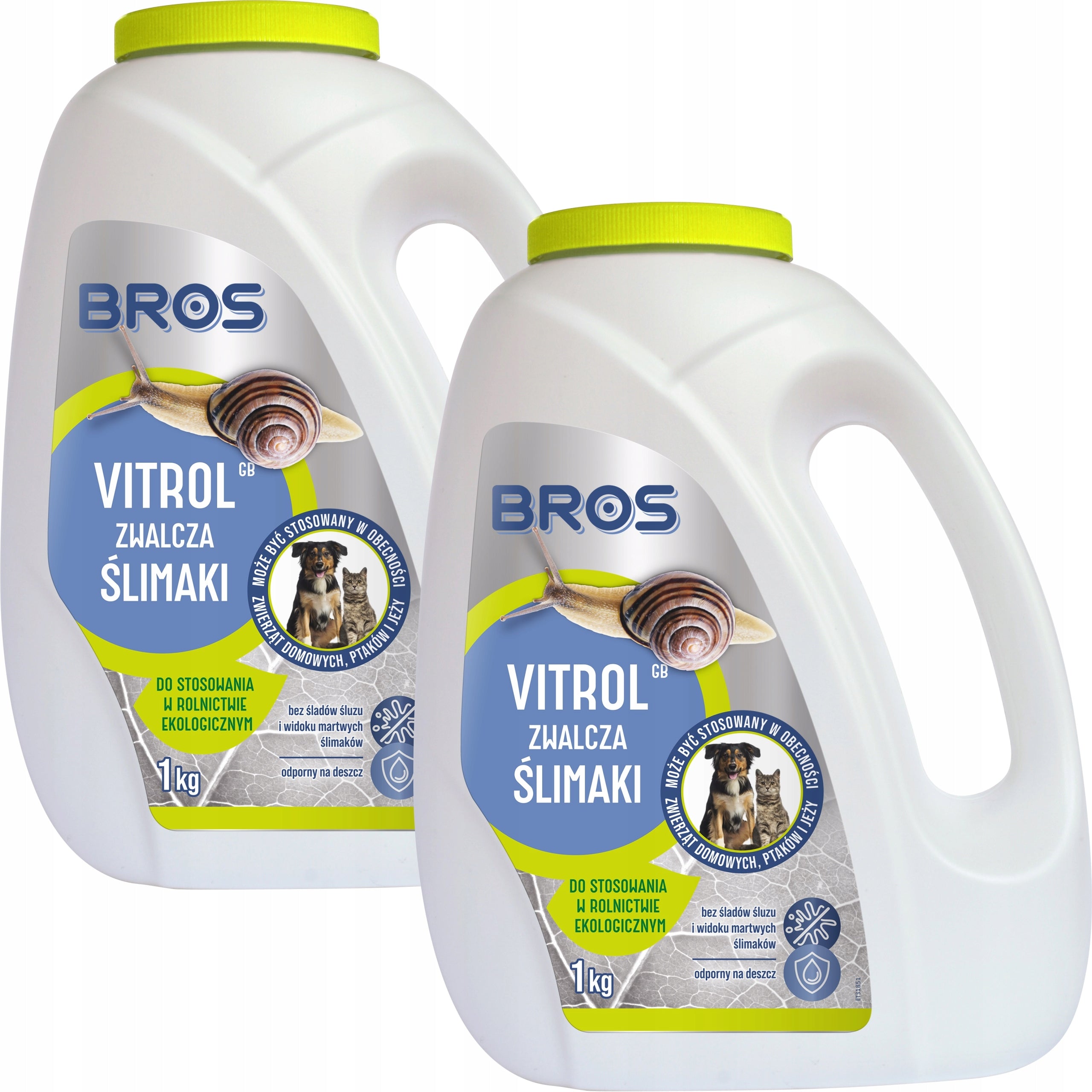 BROS Vitrol GB fights naked and corrupted snails 1 kg - 2 PACK