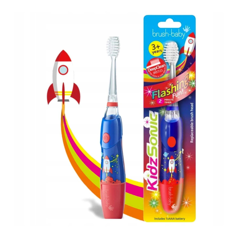 BRUSH-BABY KidzSonic 3+ sonic toothbrush for children RACKET