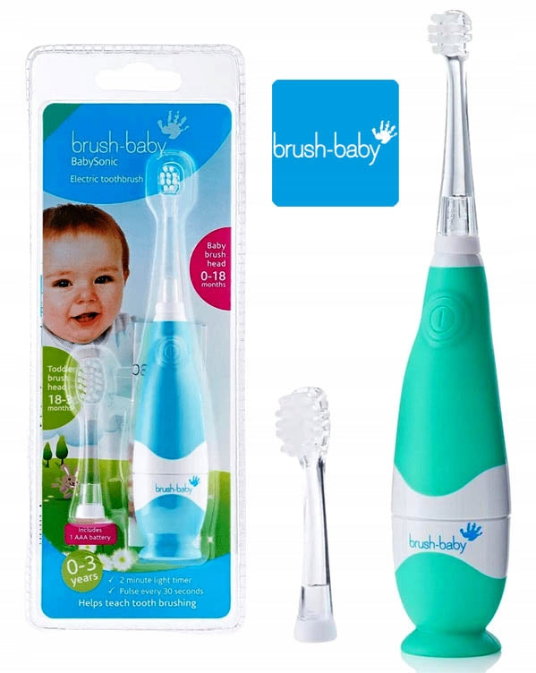 BRUSH-BABY SONIC TOOTHBRUSH FOR KIDS 0-3 YEARS