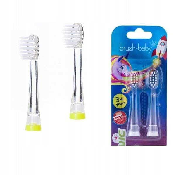 BRUSH-BABY tips for KidzSonic brush 3-6 years Manufacturer code SEB0202