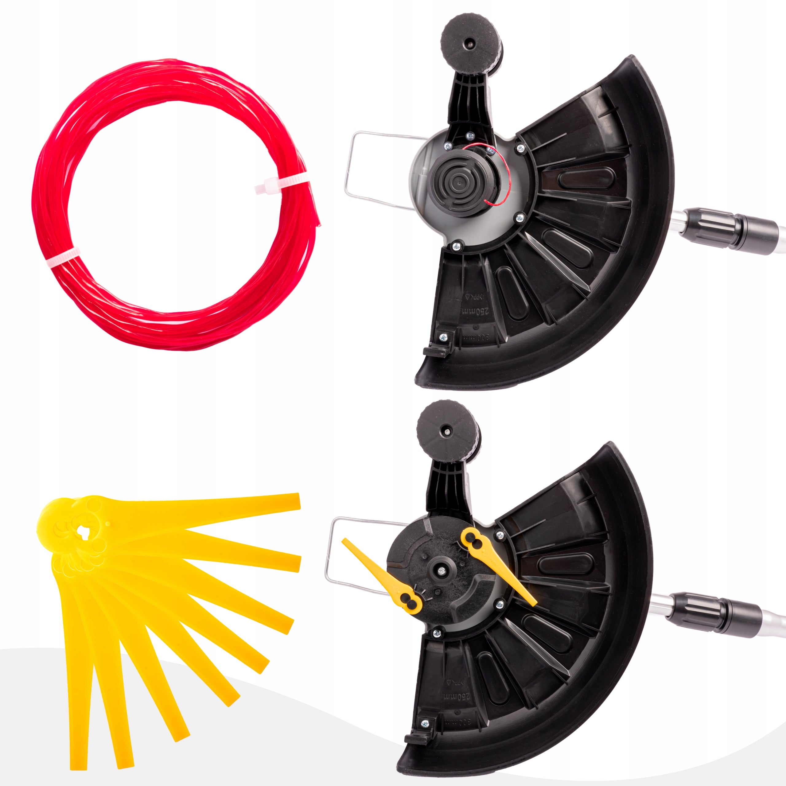 BRUSH CUTTER CORDLESS BRUSH CUTTER ON GRASS WHEELS SCYTHE BLADE SET EAN (GTIN) 5906688622839