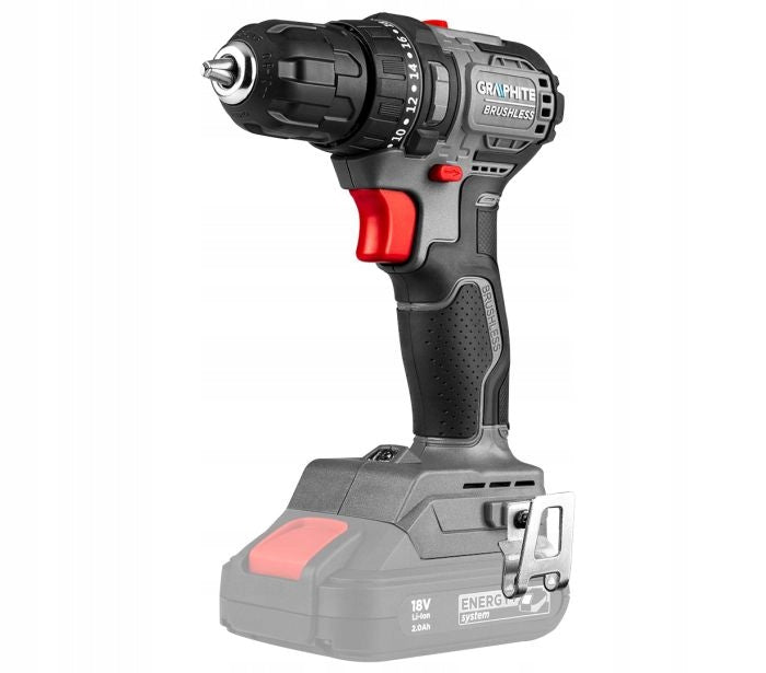 BRUSHLESS AKU. DRILL ENERGY+ 18V COMPACT 58GE139 GRAPHITE