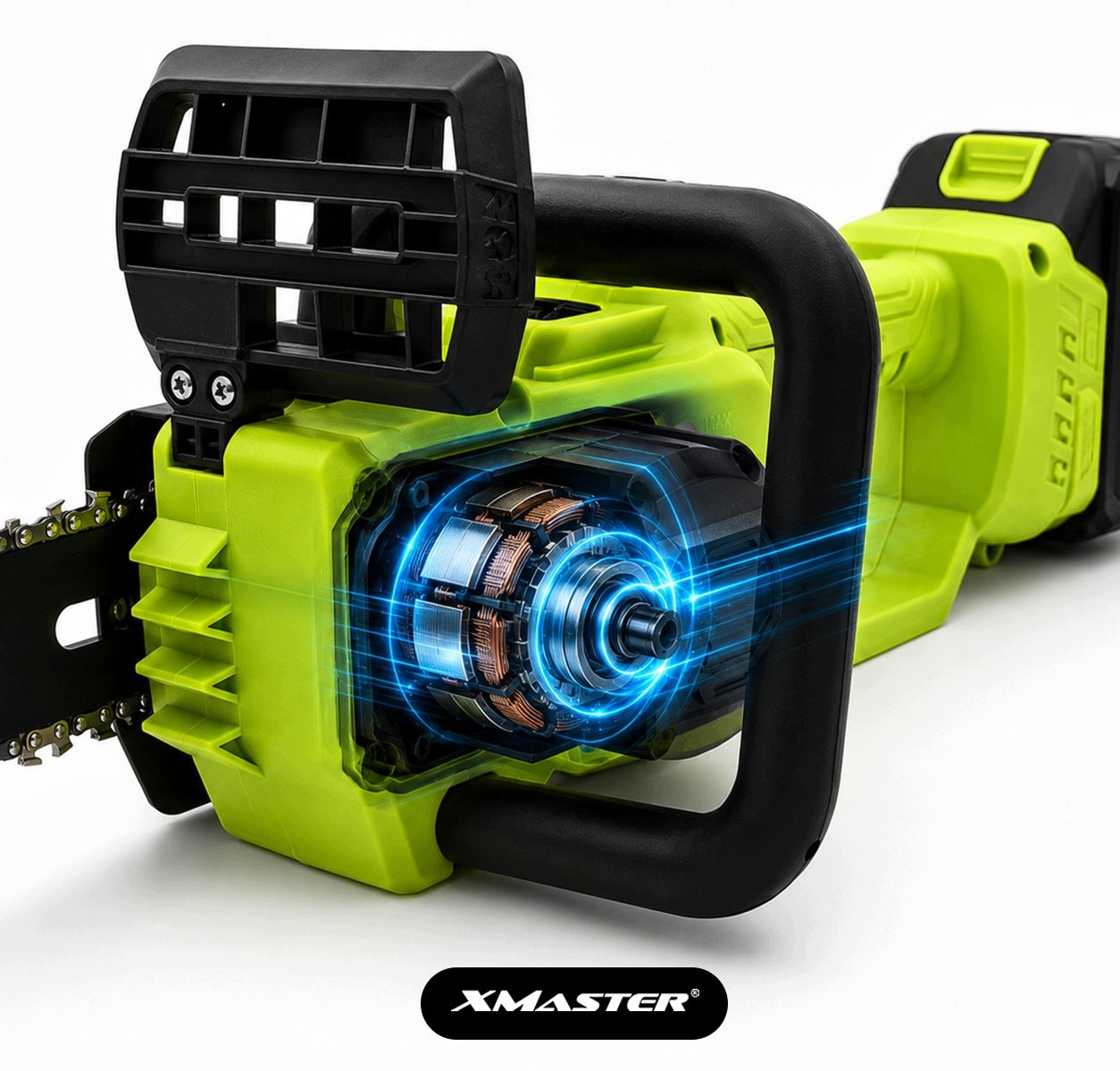 BRUSHLESS CHAINSAW CORDLESS BRANCH SAW 12" INCH 2XAKU Manufacturer code PIŁA AKUMULATOROWA SMAROWANIE 12 CALI 31cm