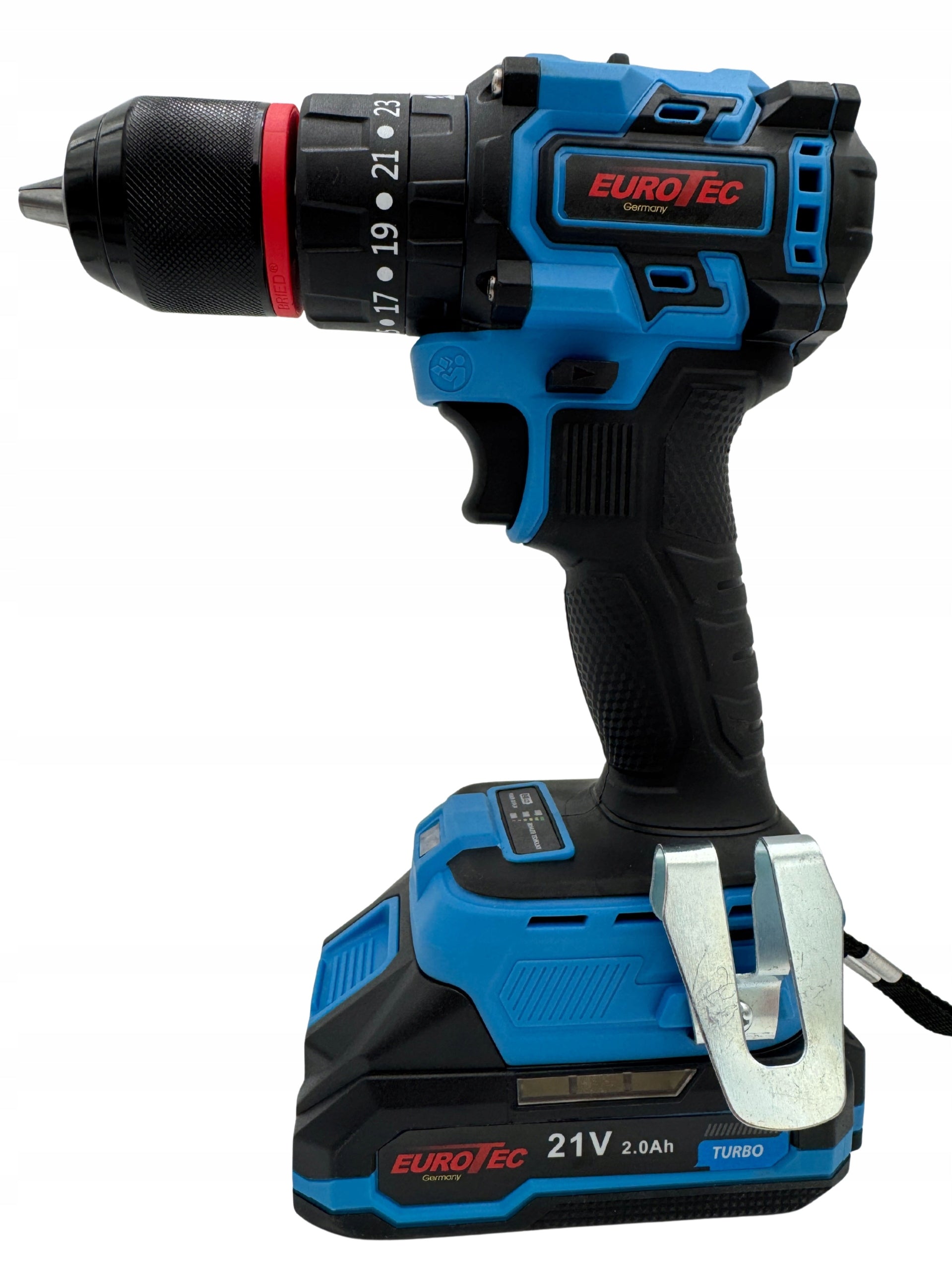 BRUSHLESS CORDLESS DRILL + 2X AKU + CHARGER SET Brand Eurotec
