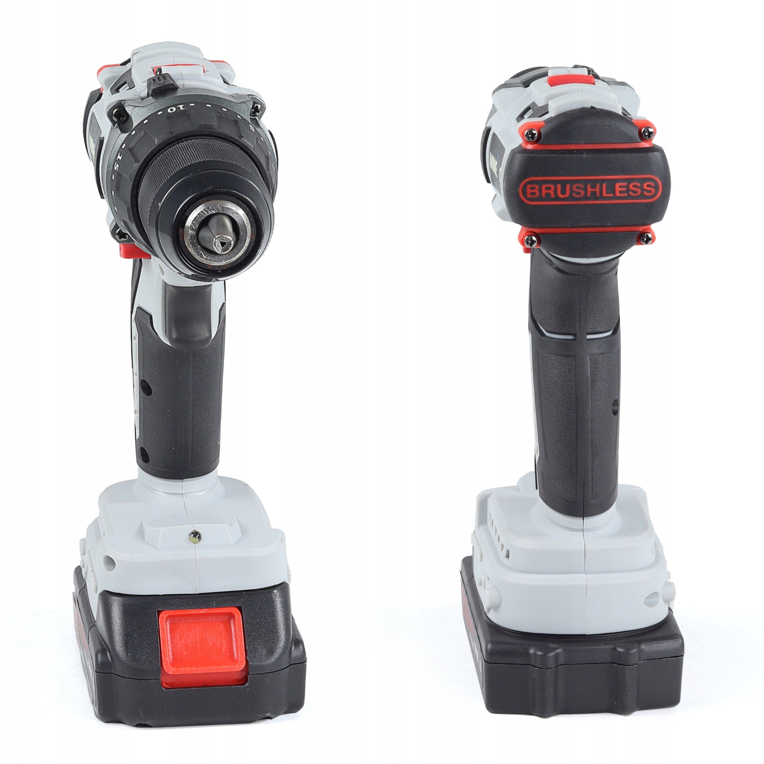 BRUSHLESS CORDLESS IMPACT DRILL 21V SET SUITCASE Power supply rechargeable battery