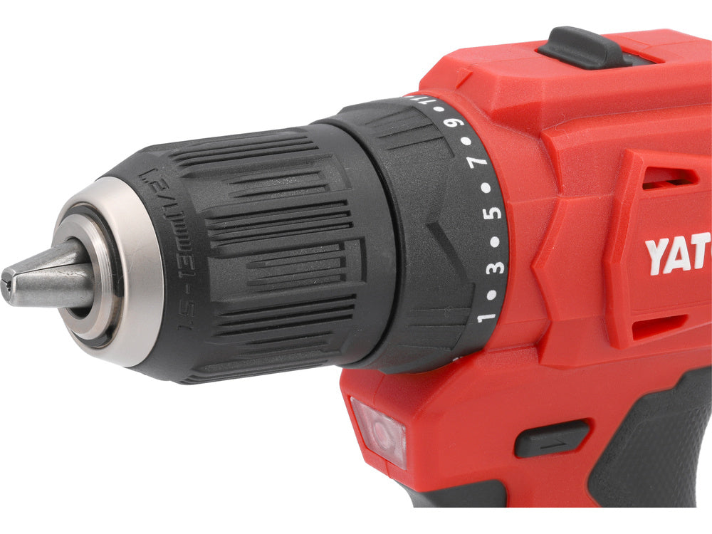 BRUSHLESS DRILL 18V 45Nm body YT-827790 YATO Power supply rechargeable battery