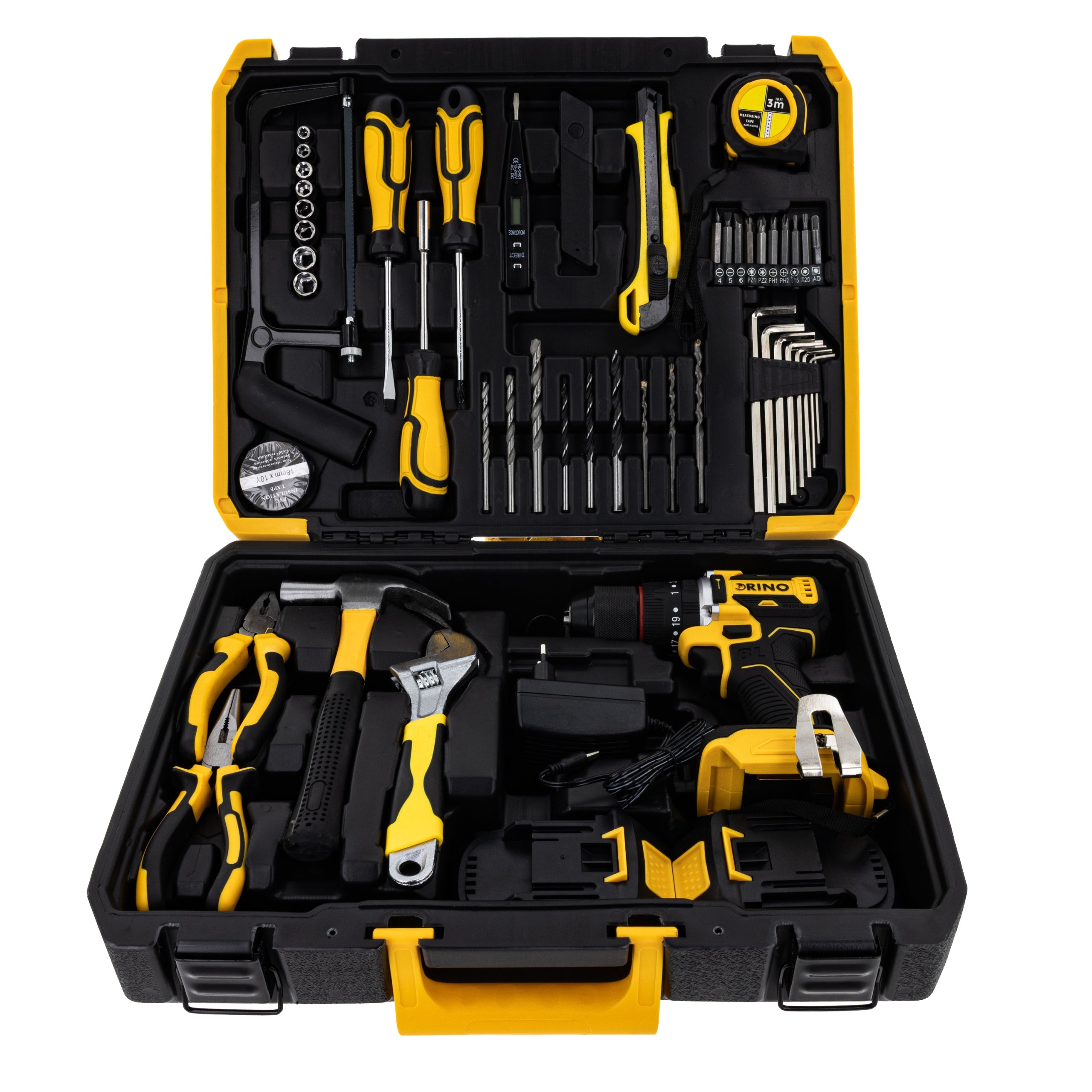 BRUSHLESS DRILL/DRIVER 20 V 2X BATTERY, CHARGER ACCESSORIES Manufacturer code RN-29045
