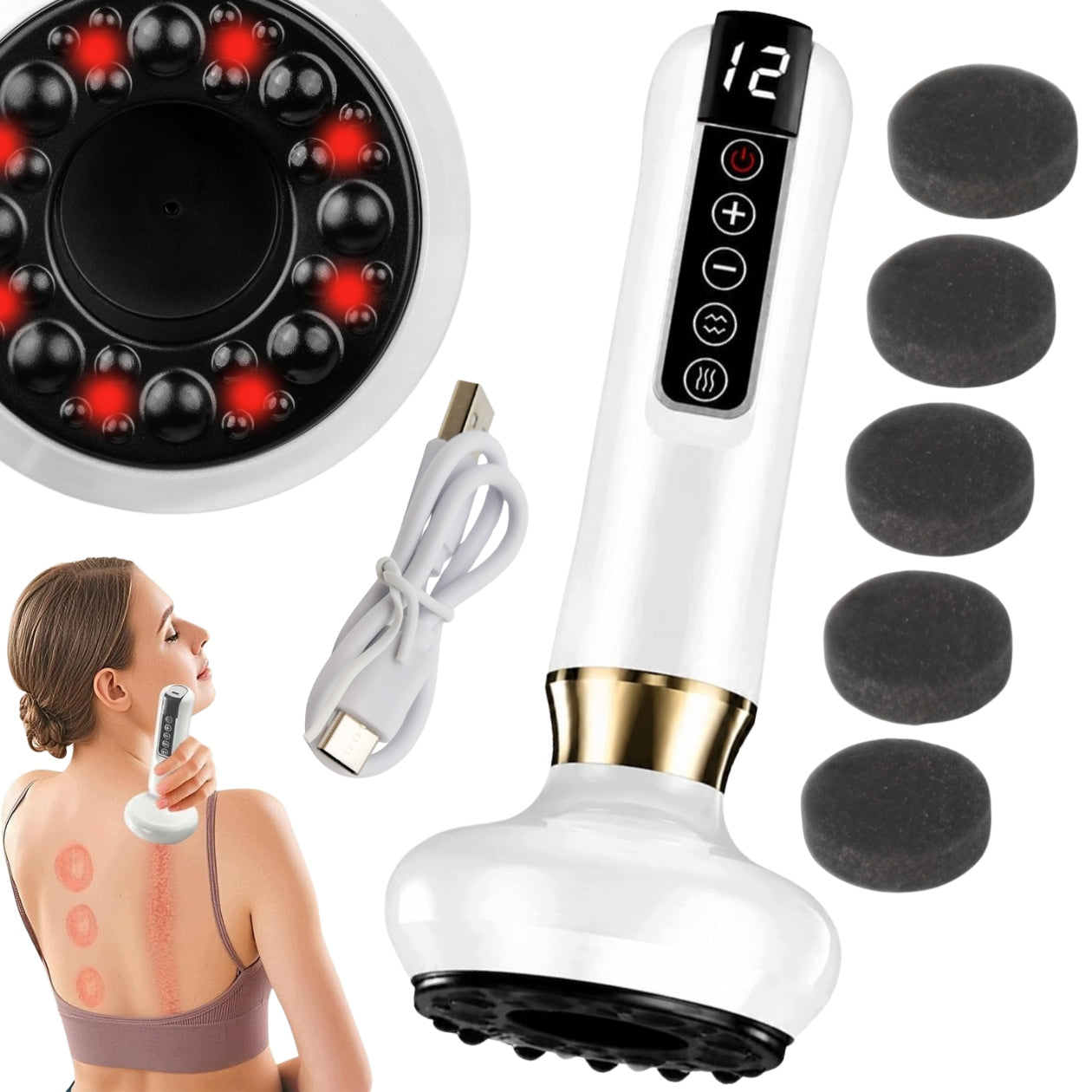 BUBBLE CHINESE ELECTRIC BODY MASSAGE ANTI-Cellulite HEATED MASSAGER
