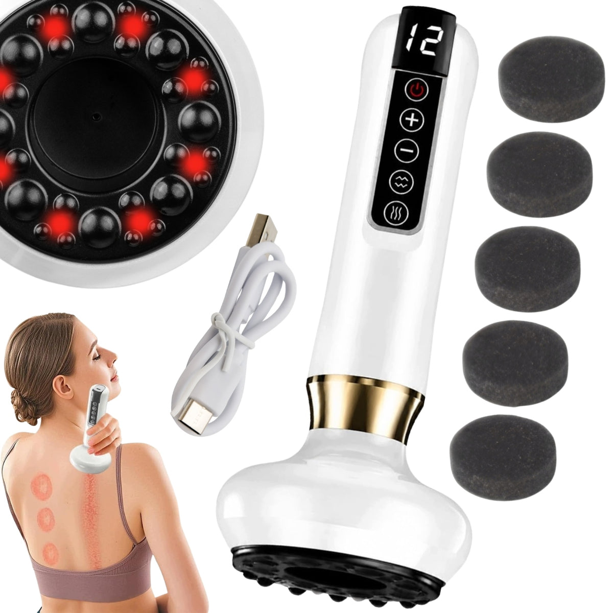BUBBLE CHINESE ELECTRIC BODY MASSAGE ANTI-Cellulite HEATED MASSAGER