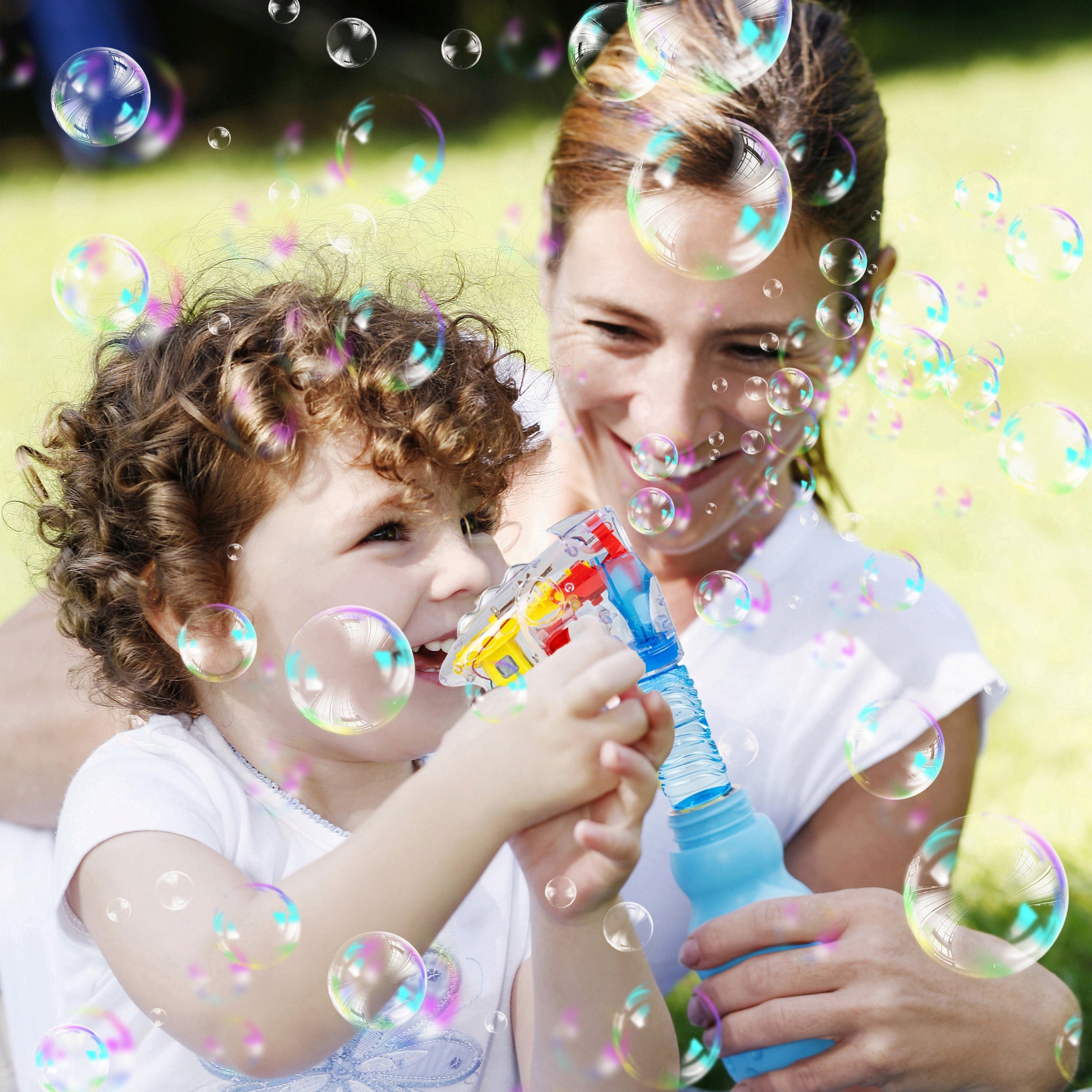 BUBBLE GUN SOAP BUBBLE MACHINE AUTOMATIC ILLUMINATED Character/Title none