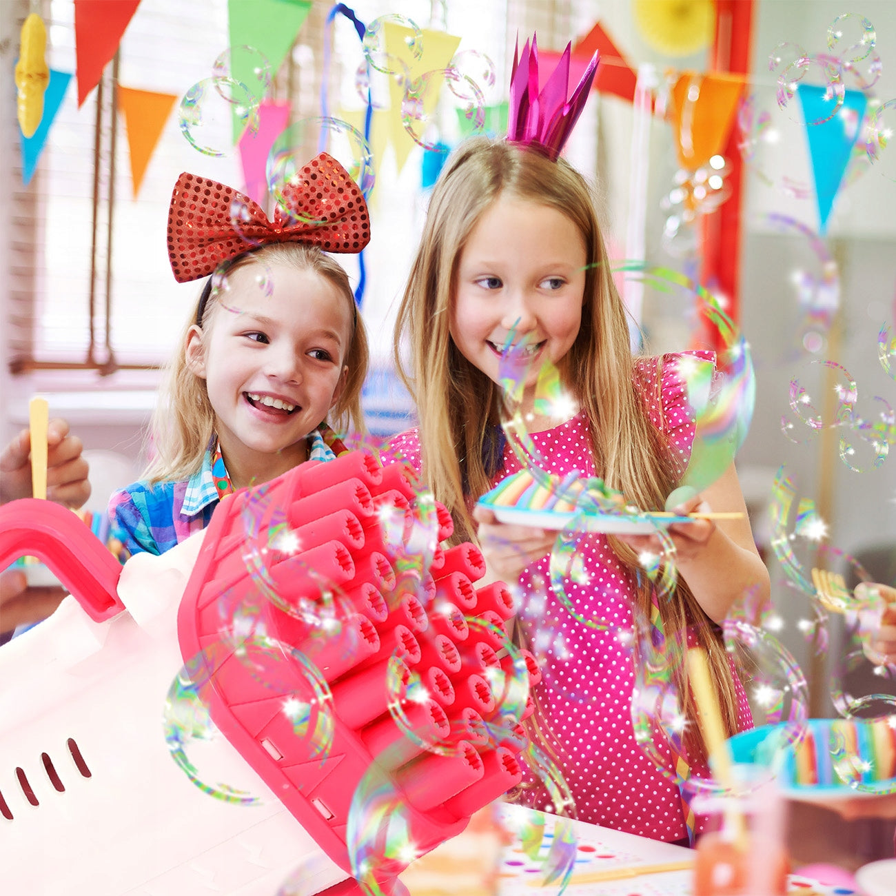 BUBBLE GUN SOAP BUBBLE MACHINE BUBBLE GENERATOR FOR KIDS Character/Title none