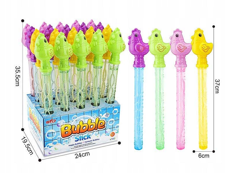 BUBBLE SWORD SOAP BUBBLE ROOSTER COLORS 37CM Kind swords