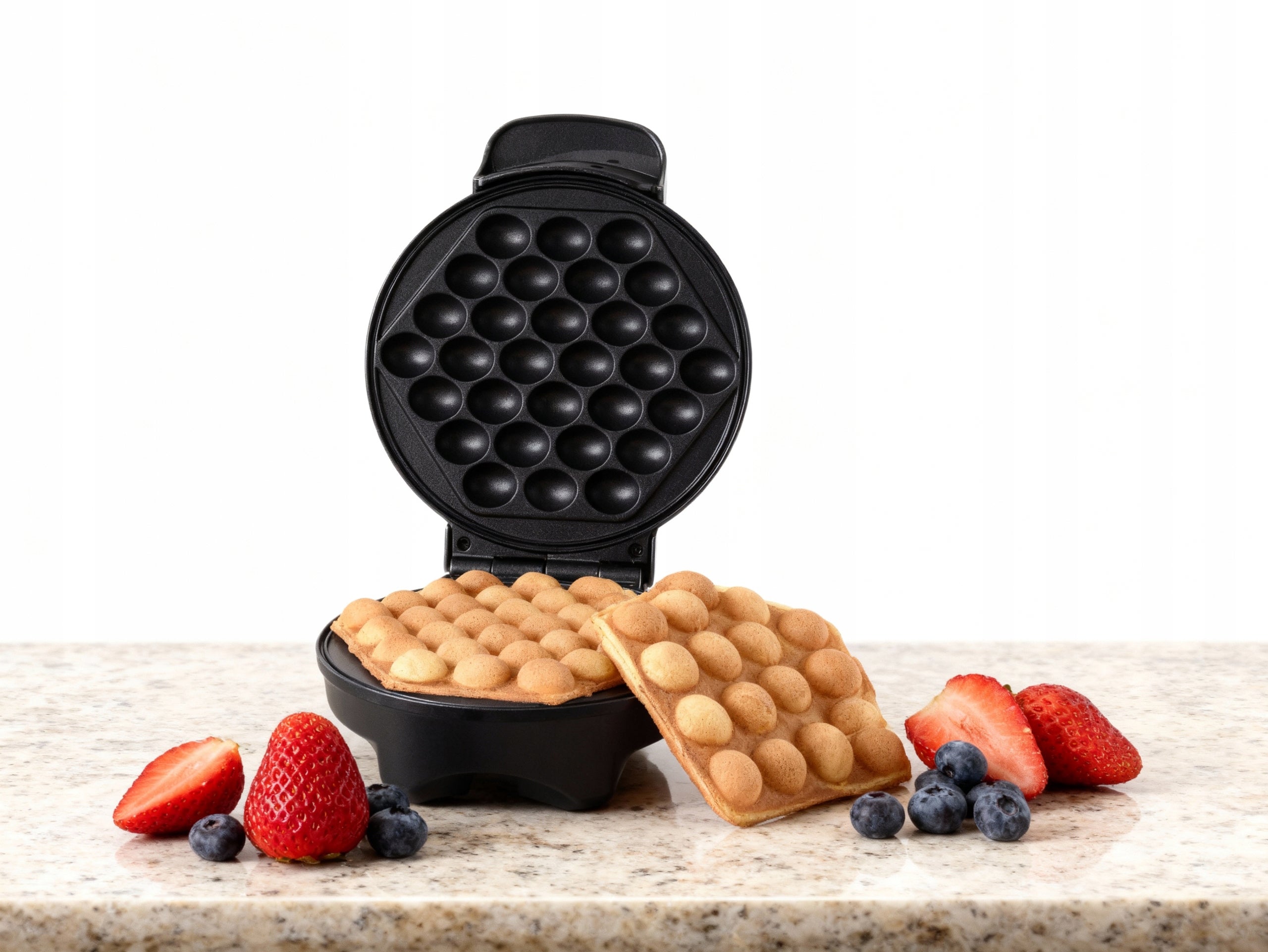 BUBBLE WAFFLE MAKER 850W BUBBLE WAFFLE EGGPUFFS CRISPY WAFFLES LIKE FROM A BOOTH Brand Kalorik