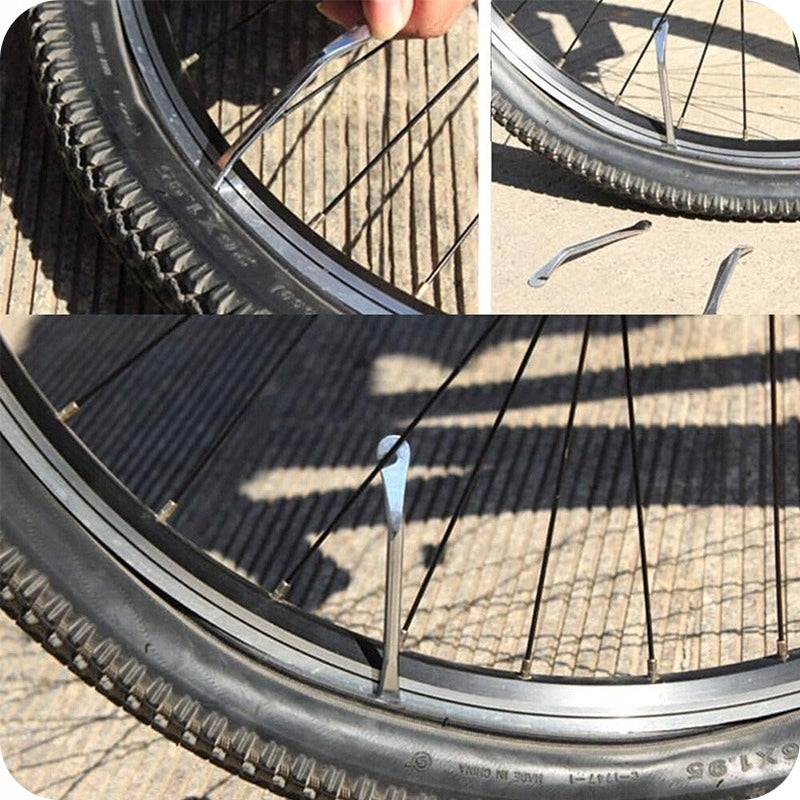 BUCKETS FOR REPLACING THE REMOVAL OF BICYCLE TIRES (METAL) 3 PCS. For for tires