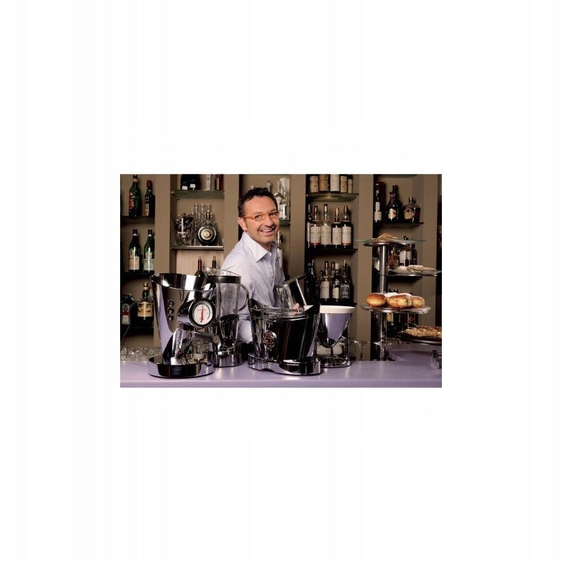 BUGATTI - DIVA Chrome-plated coffee maker Model DIVA