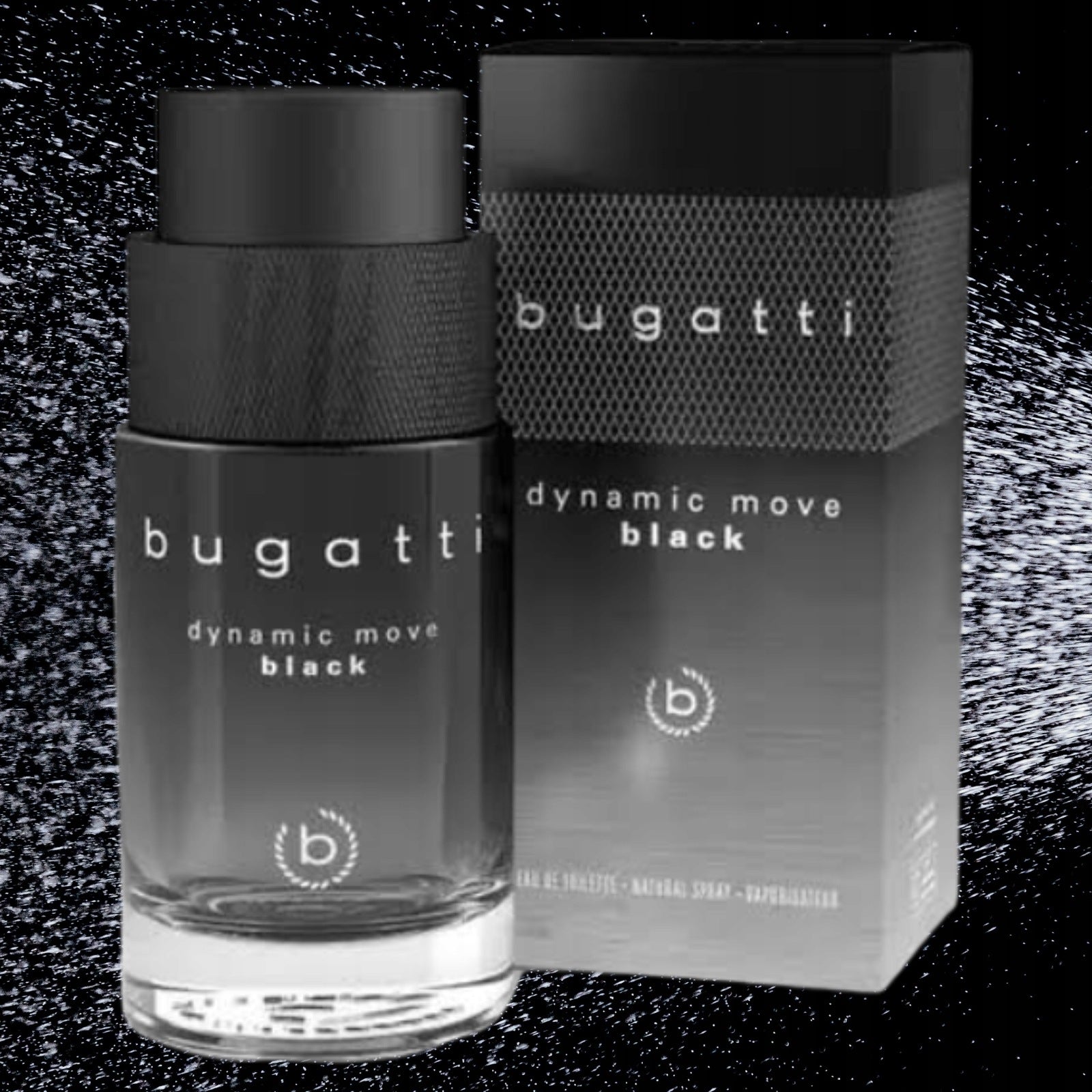 BUGATTI Dynamic Move Black eau de toilette EDP Men's Perfume 100ml Packaging status original