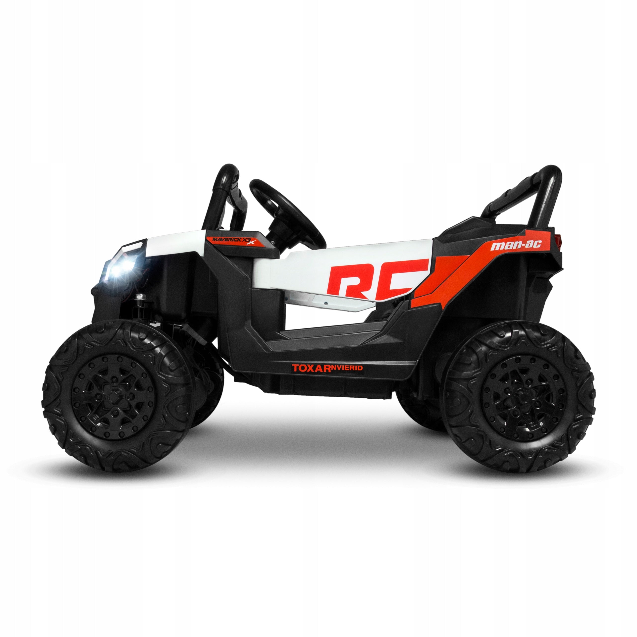 BUGGY UTV QUAD Joy4kids 4X45 WAT for battery LED-y Remote control couch leather Kid's age 3+ years