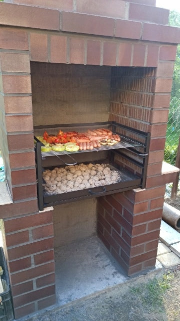 BUILT-IN GRILL INSERT MASONRY FOR 30 YEARS GRATE