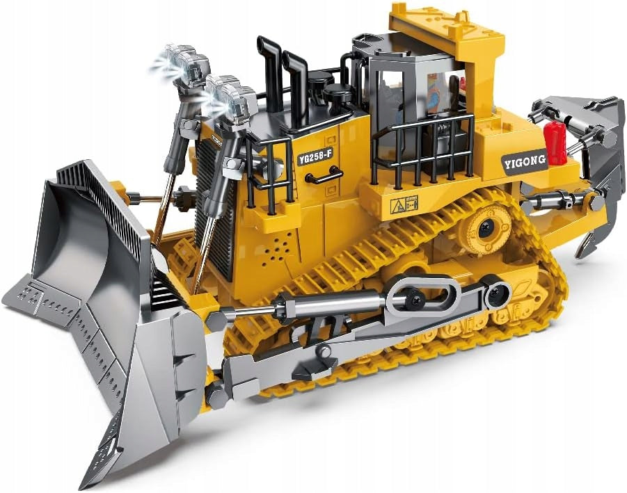 BULLDOZER CONSTRUCTION VEHICLE REMOTE CONTROLLED LIGHT EFFECTS