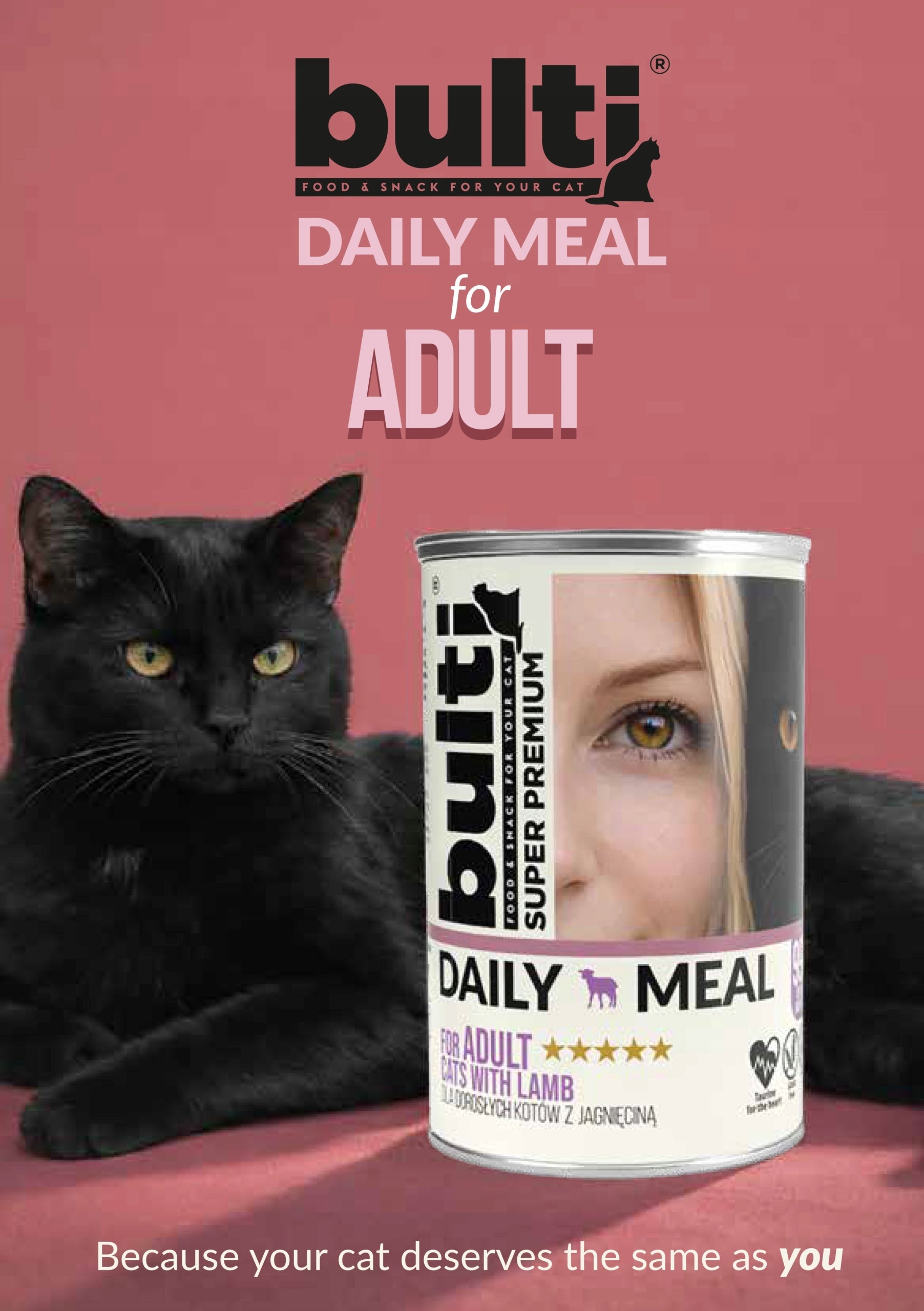BULTI Daily Meal Adult wet cat food Turkey 400g Age of the animal adult cats