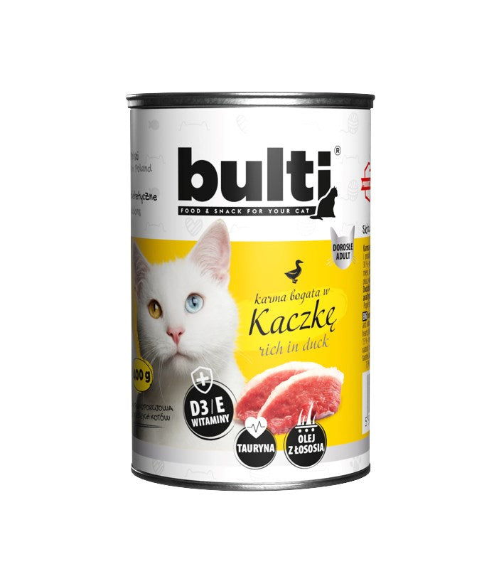 BULTI duck-rich mince for cats 400g