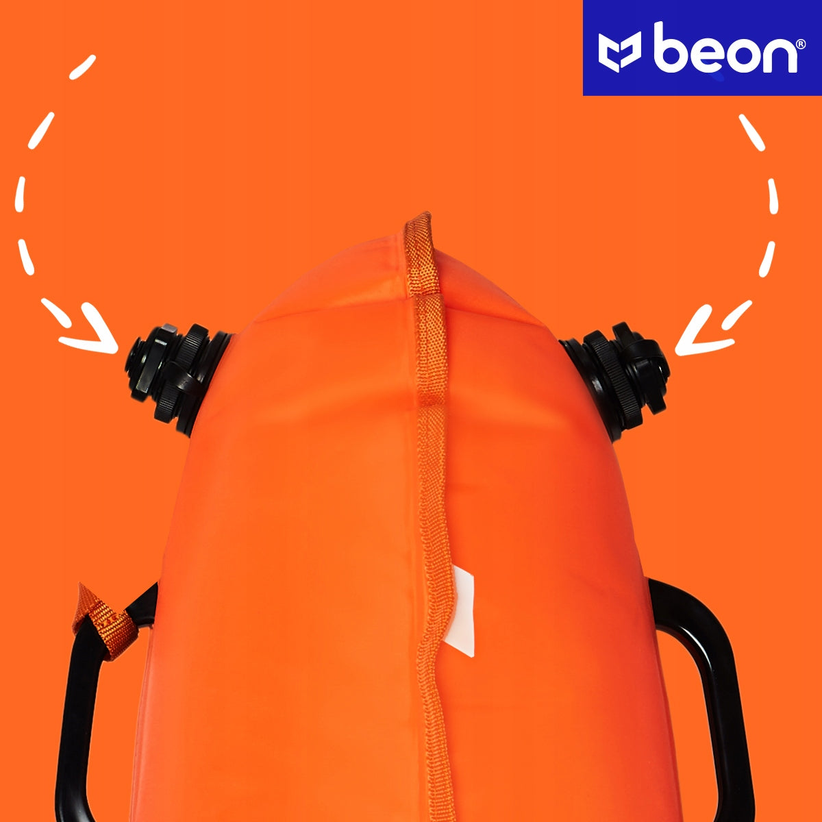 BUOY FOR SWIMMING BUOY SAFETY SWIMMING DRY POCKET INFLATABLE COMPARTMENT Length 72 cm