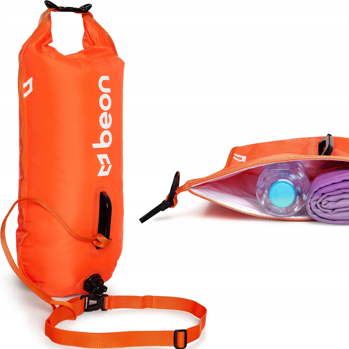 BUOY FOR SWIMMING BUOY SAFETY SWIMMING DRY POCKET INFLATABLE COMPARTMENT